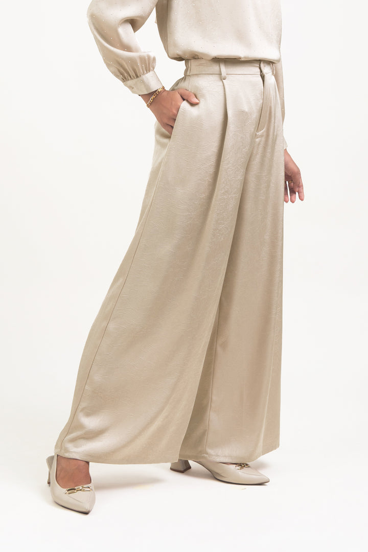 Florence Hand Crush Satin Pants