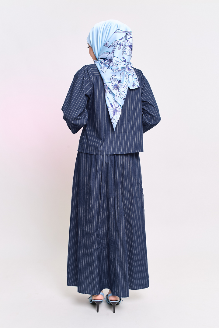 Francisca Cotton Striped Blouse
