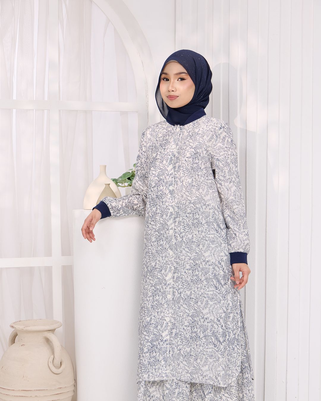 Raina Cotton Mixed Blouse