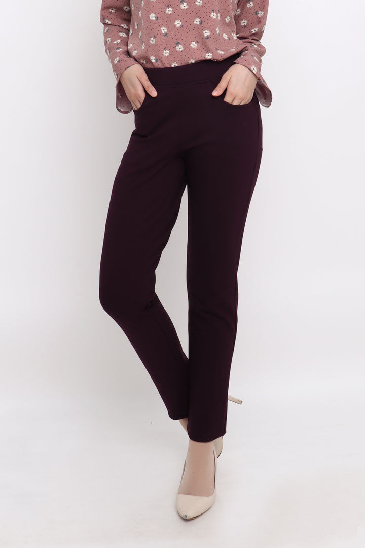 Layla Skinny Pant Dark Purple