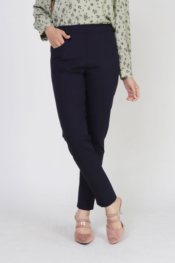 Layla Skinny Pant Navy Blue
