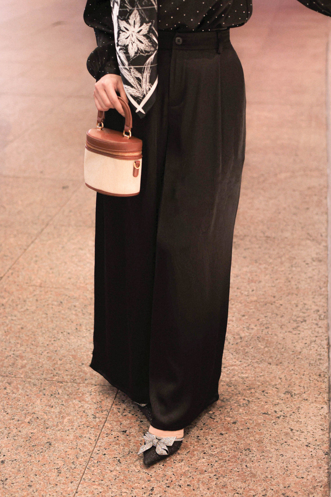 Florence Hand Crush Satin Pants