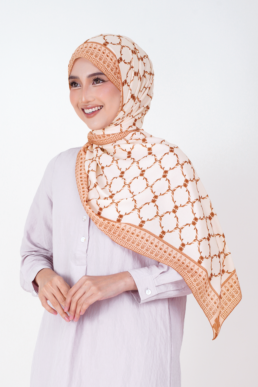 Aarya Korean Chiffon Printed Shawl