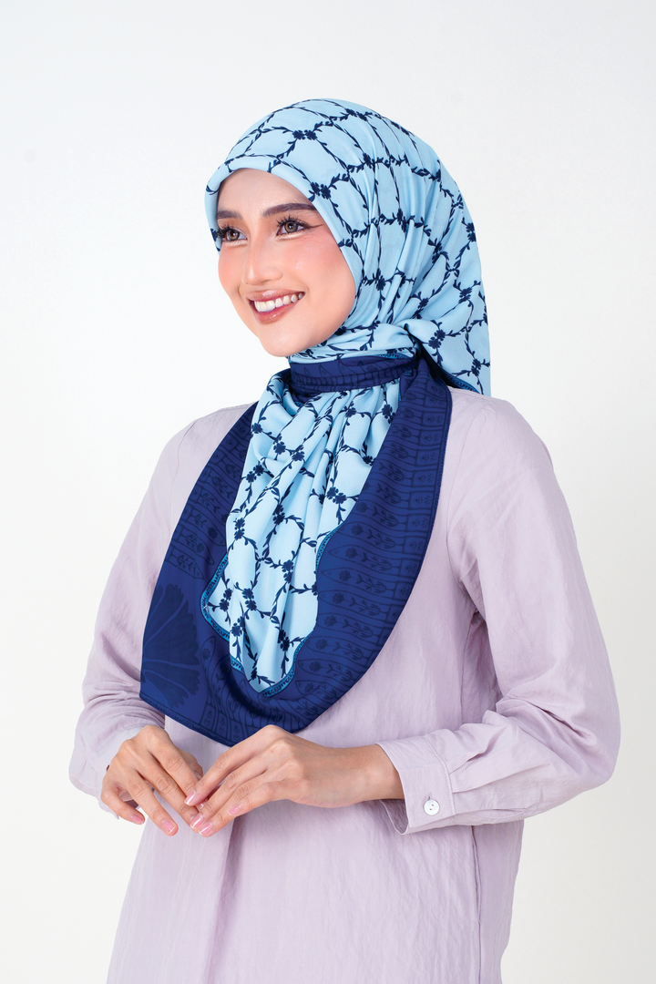 Aarya Korean Chiffon Printed Square