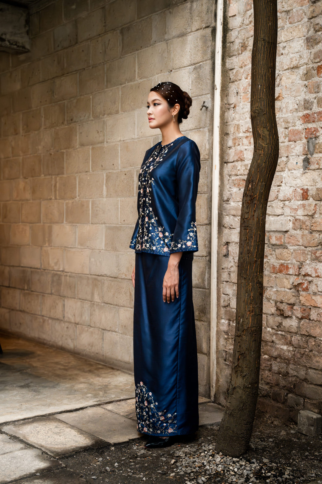 Shera Kurung in Blue