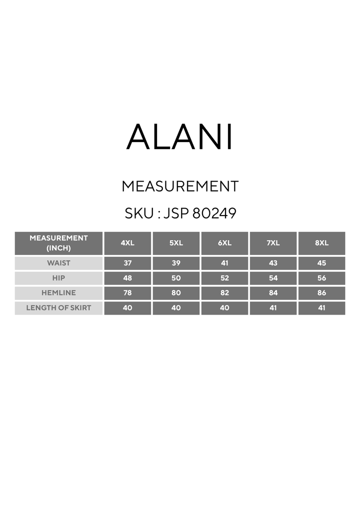 Alani Plus Polka Dot Skirt