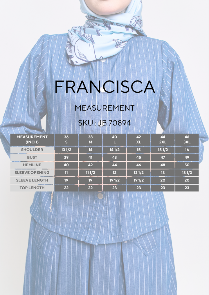Francisca Cotton Striped Blouse