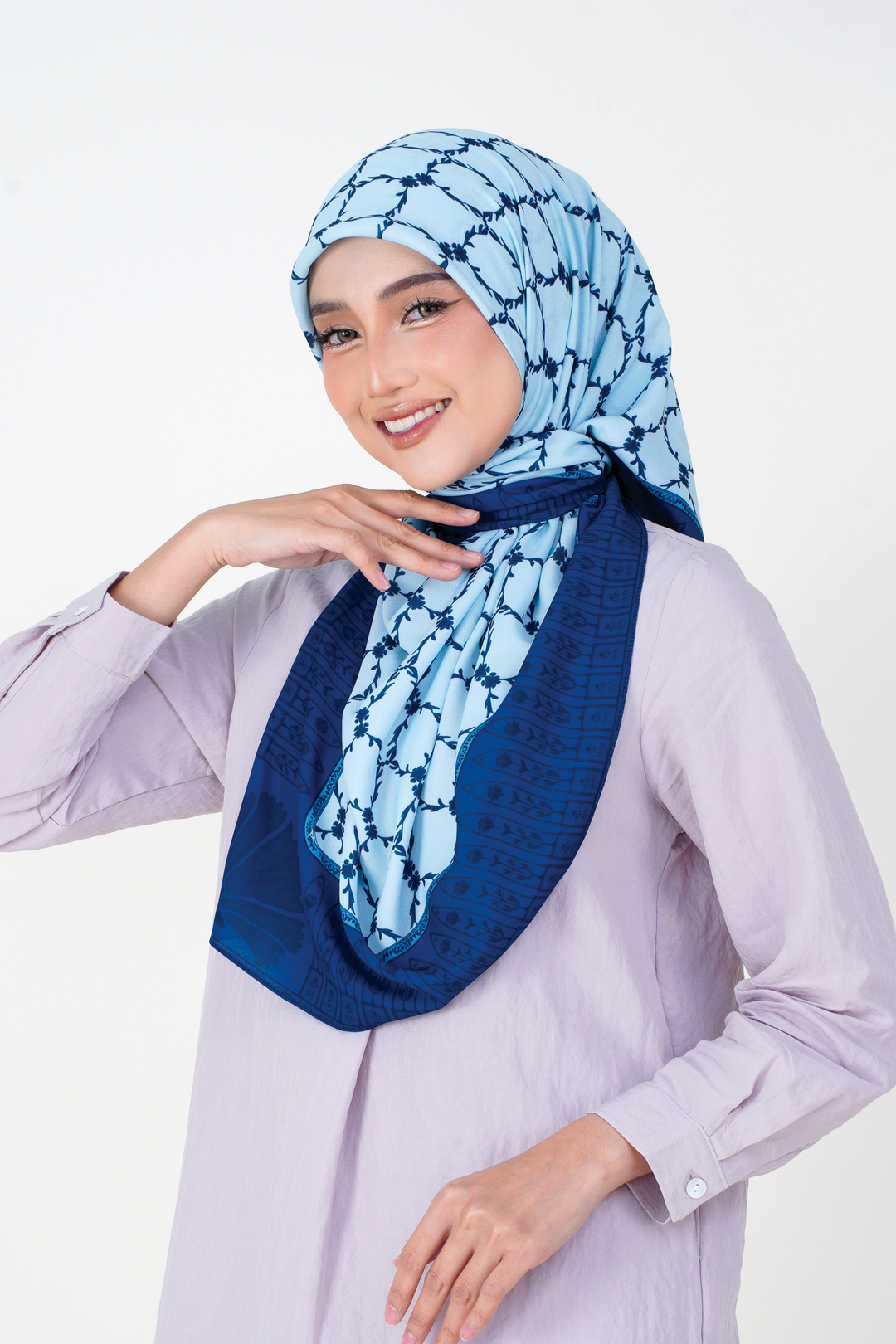 Aarya Korean Chiffon Printed Square