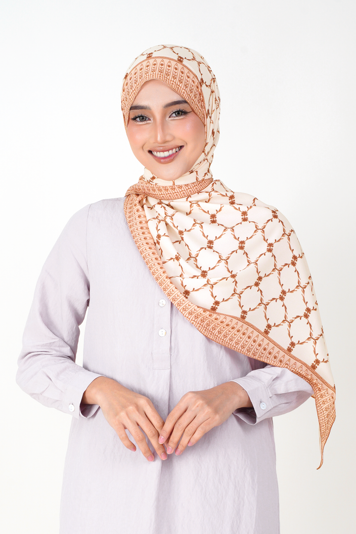 Aarya Korean Chiffon Printed Shawl