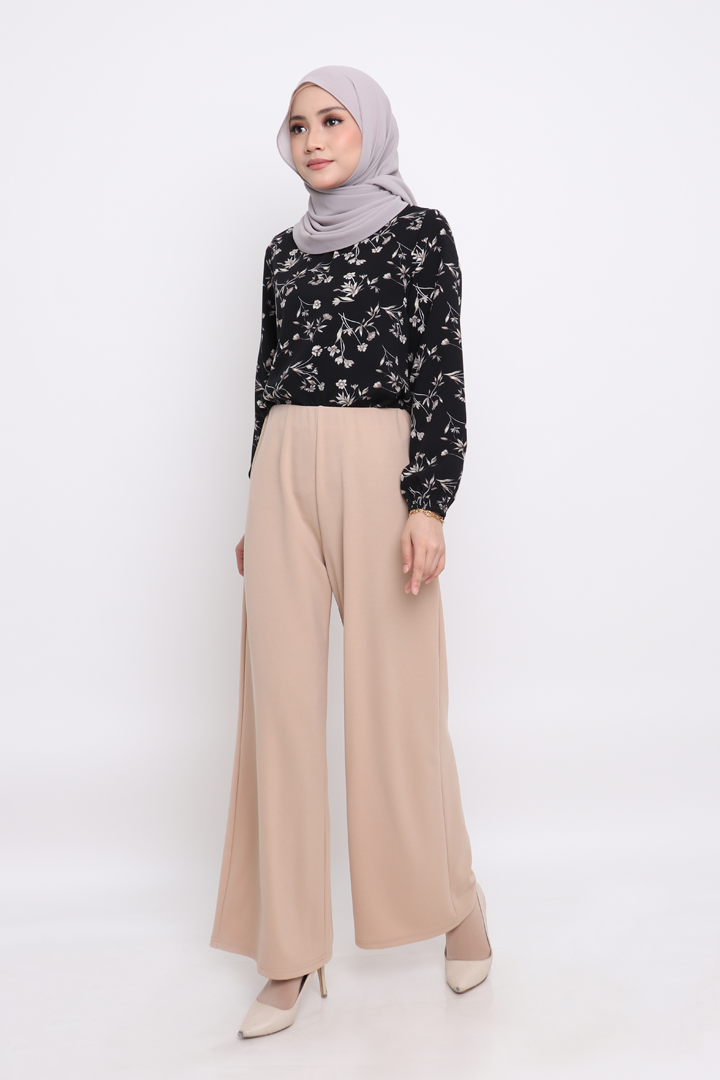 Sineen Palazzo Pants - Beige