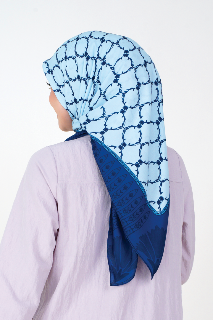 Aarya Korean Chiffon Printed Square