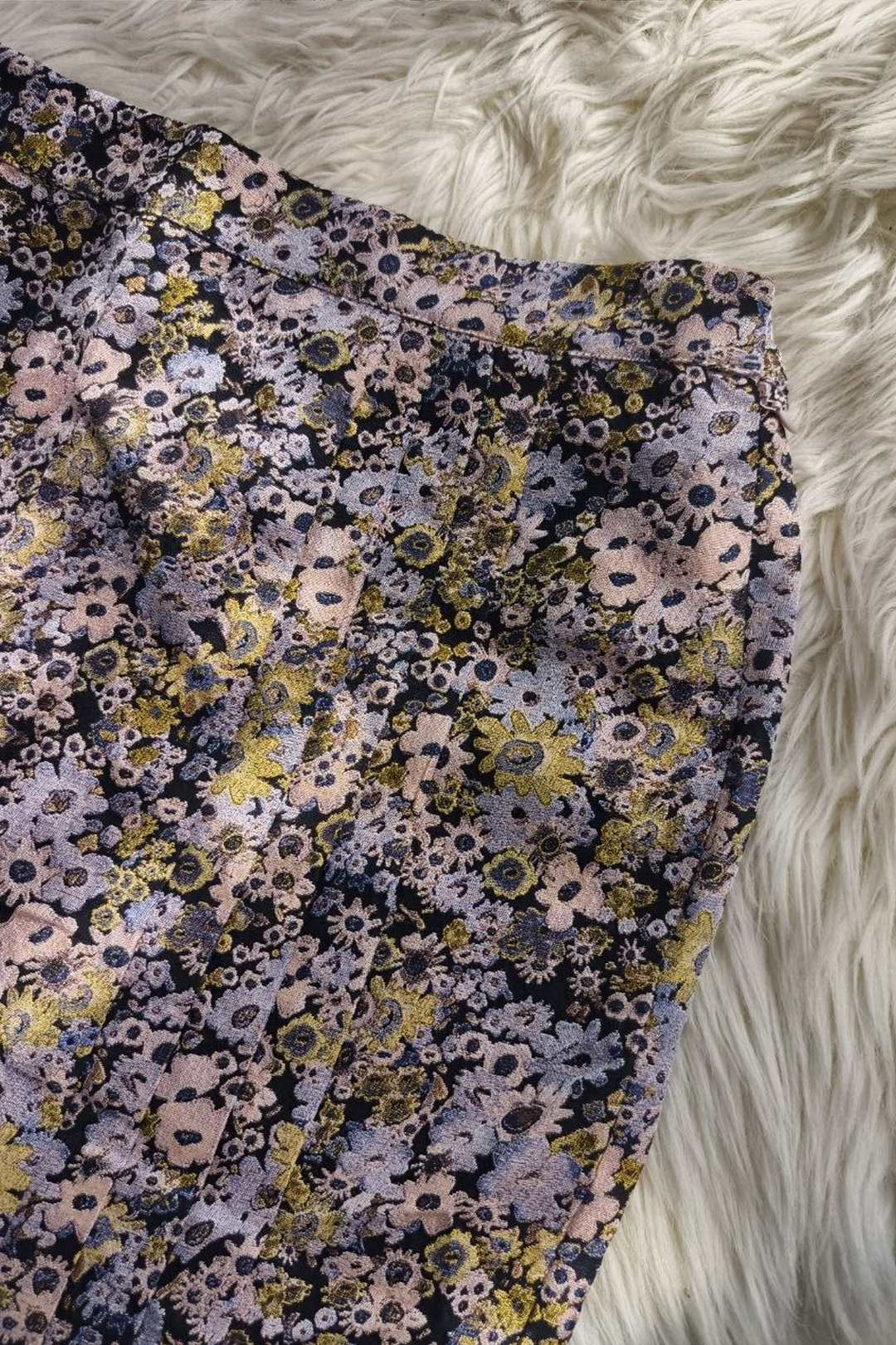 ELORA SKIRT FLORAL JACQUARD