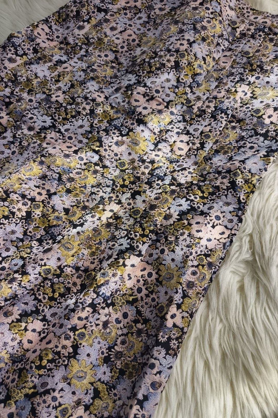 ELORA SKIRT FLORAL JACQUARD