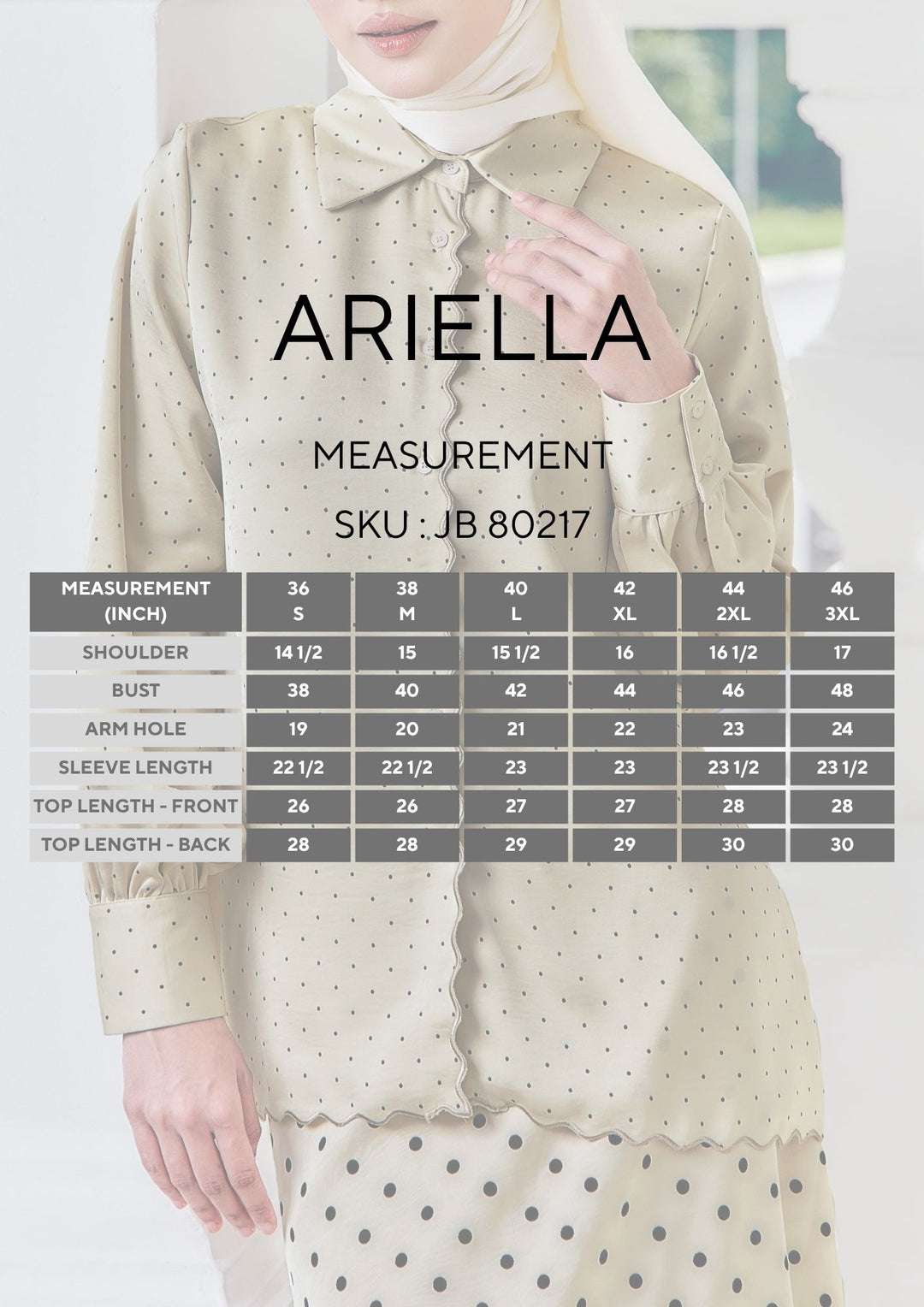 Ariella Embroidery Mini Polka Dot Blouse