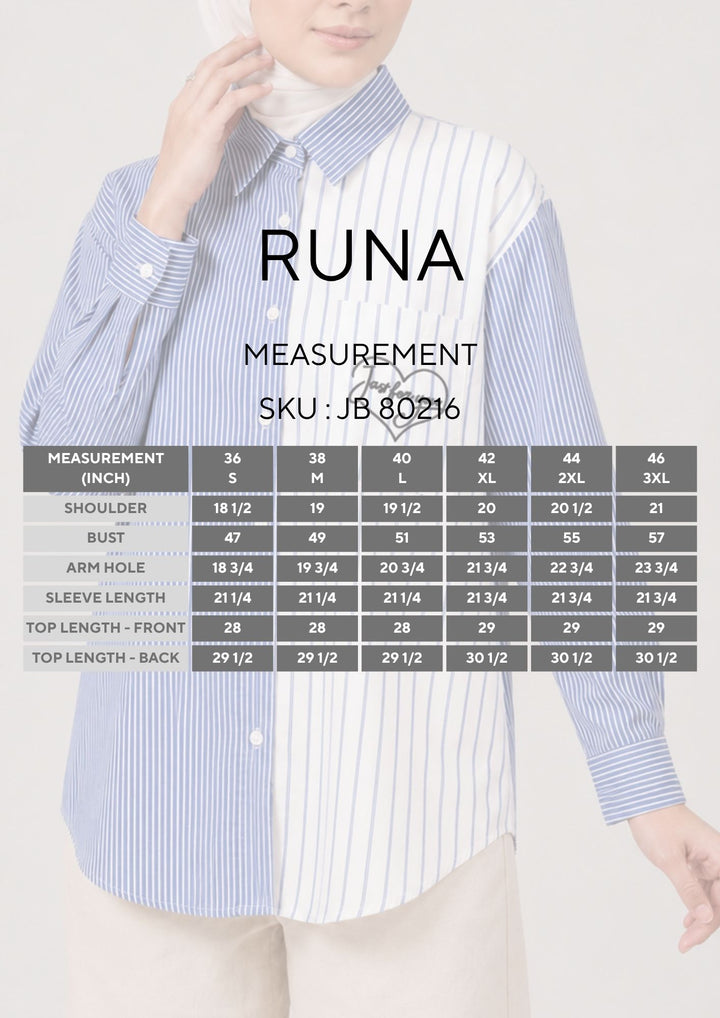 Runa Stripe Cotton Rich Blouse