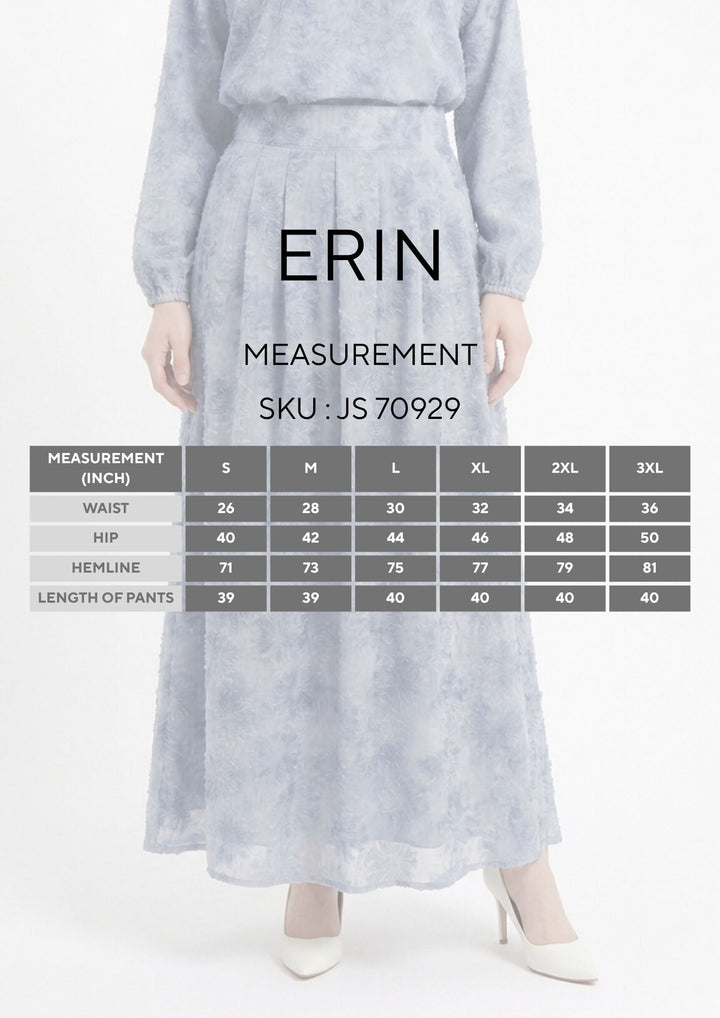 Erin Chiffon Embroidered Skirt