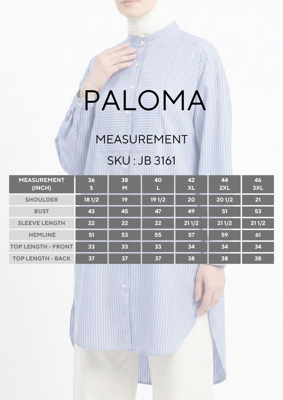 Paloma Stripe Cotton Blouse