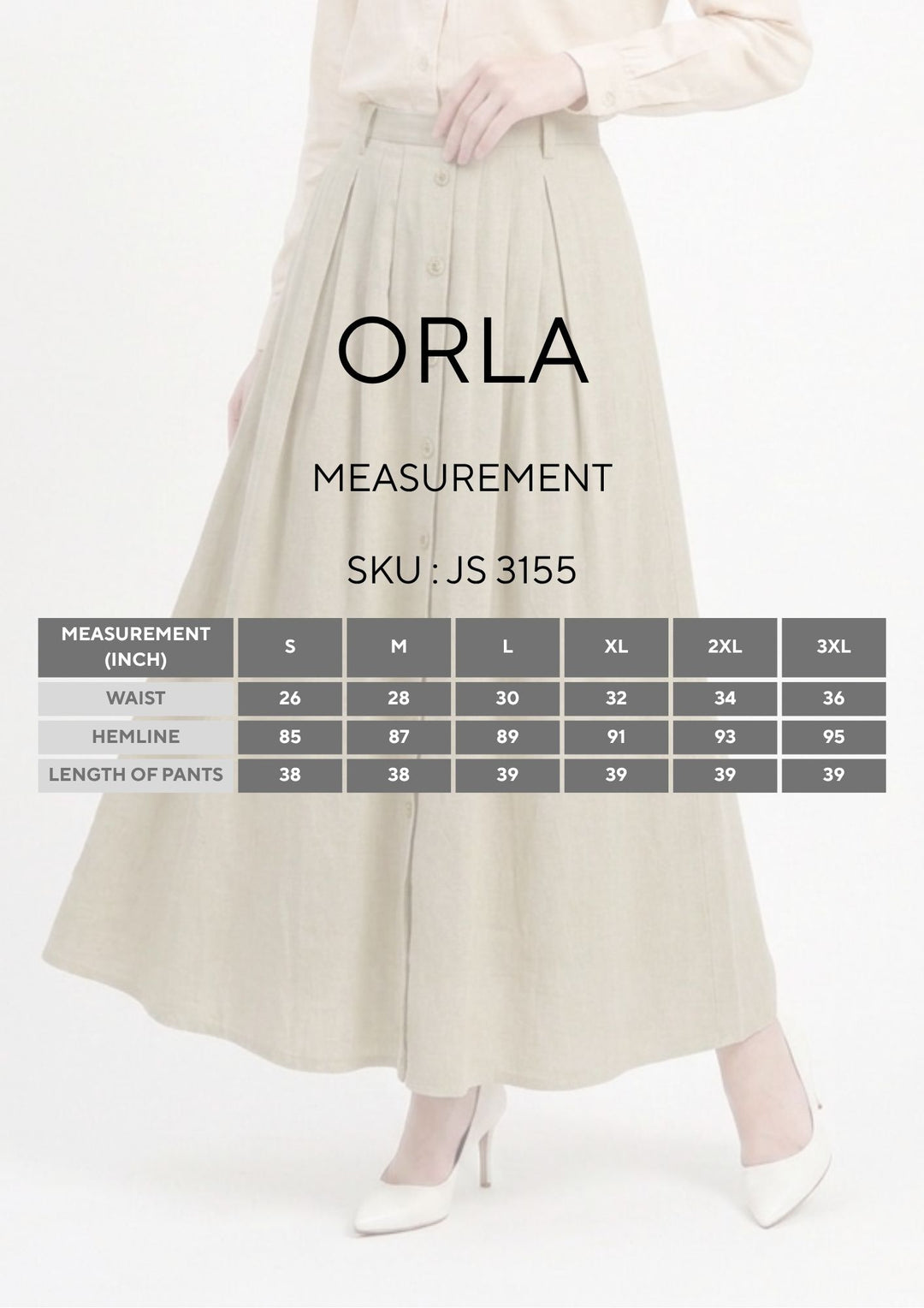 Orla Cotton Twill Skirt