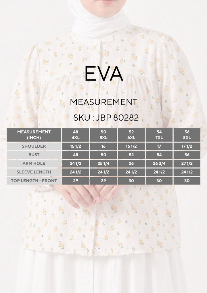 Eva Plus Cotton Printed Blouse