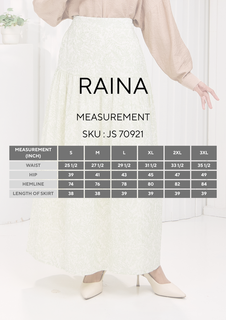 Raina Cotton Mixed Skirt