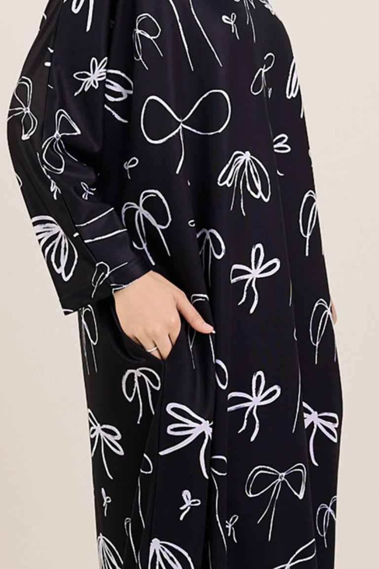 Kalisya Kaftan Black
