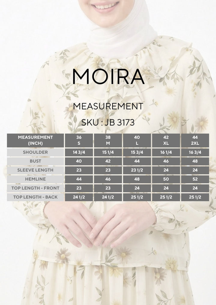 Moira Printed Chiffon Blouse (B)