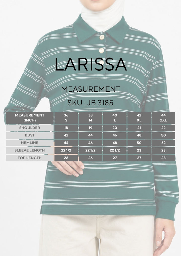 Larissa Stripe Cotton Knit Blouse