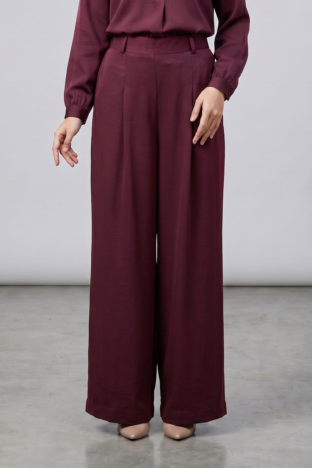 Wilda Crushed Satin Pants
