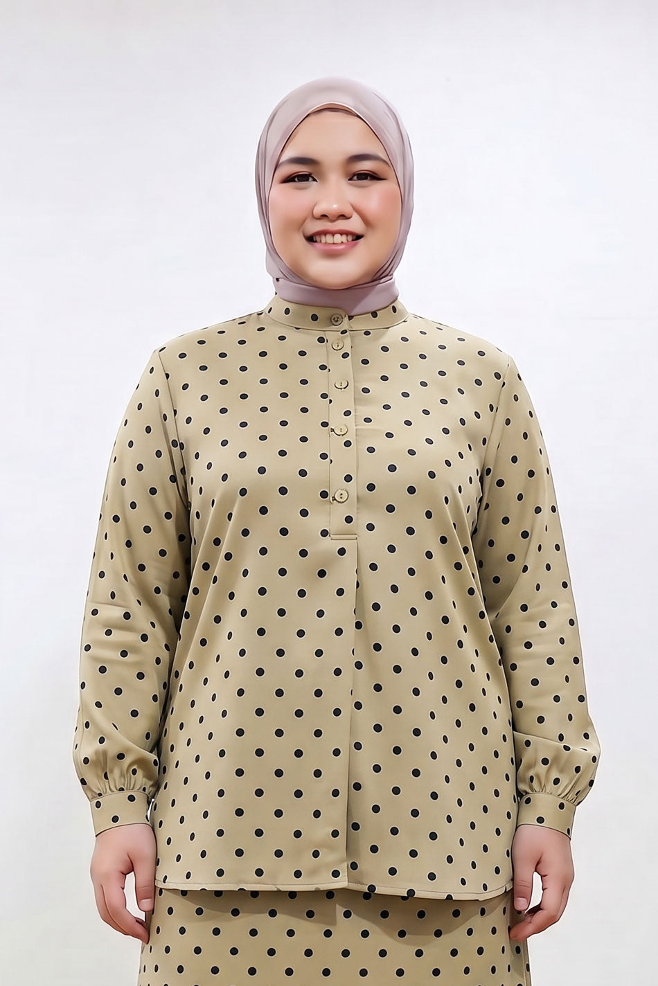 Alani Plus Polka Dot Blouse