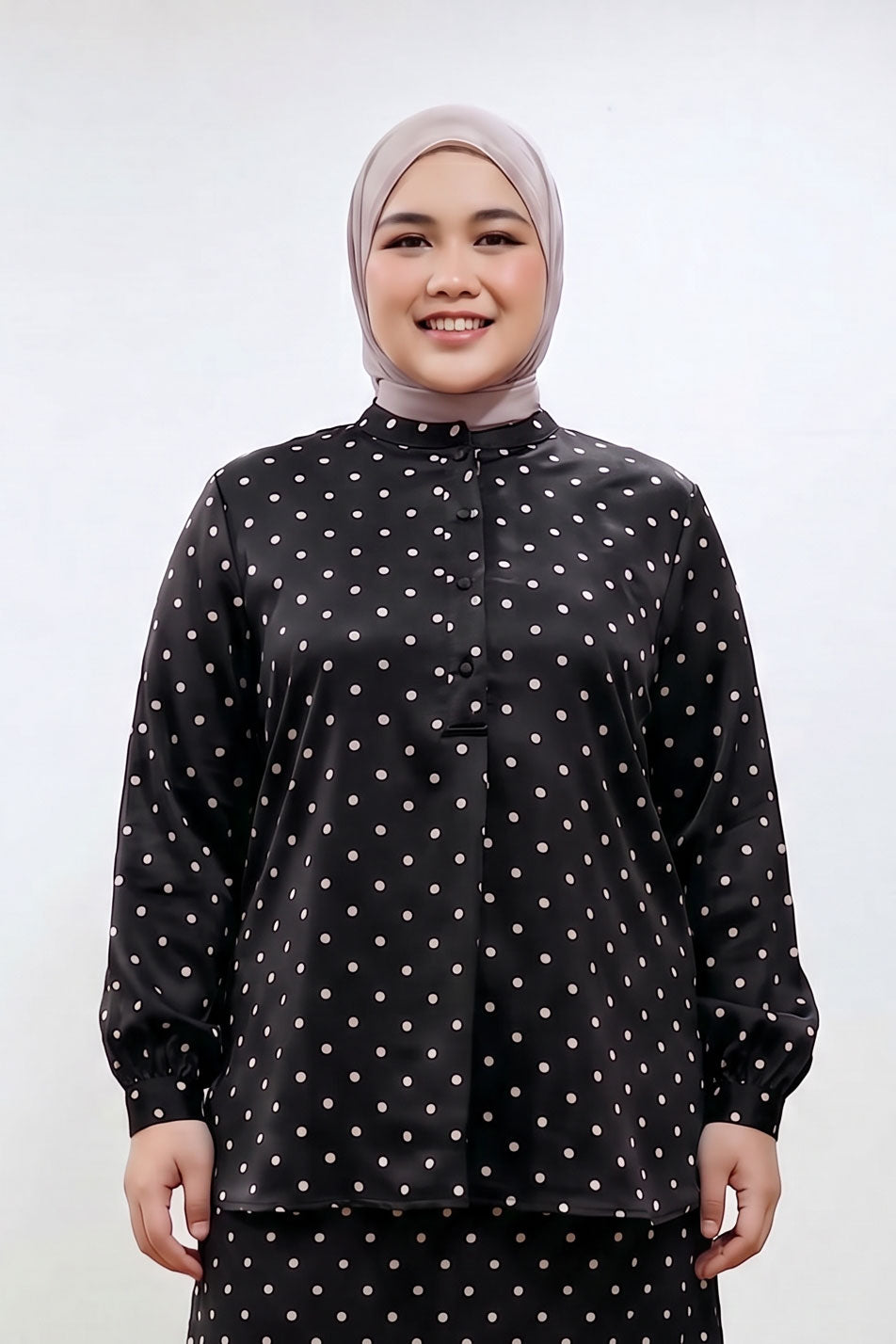 Alani Plus Polka Dot Blouse