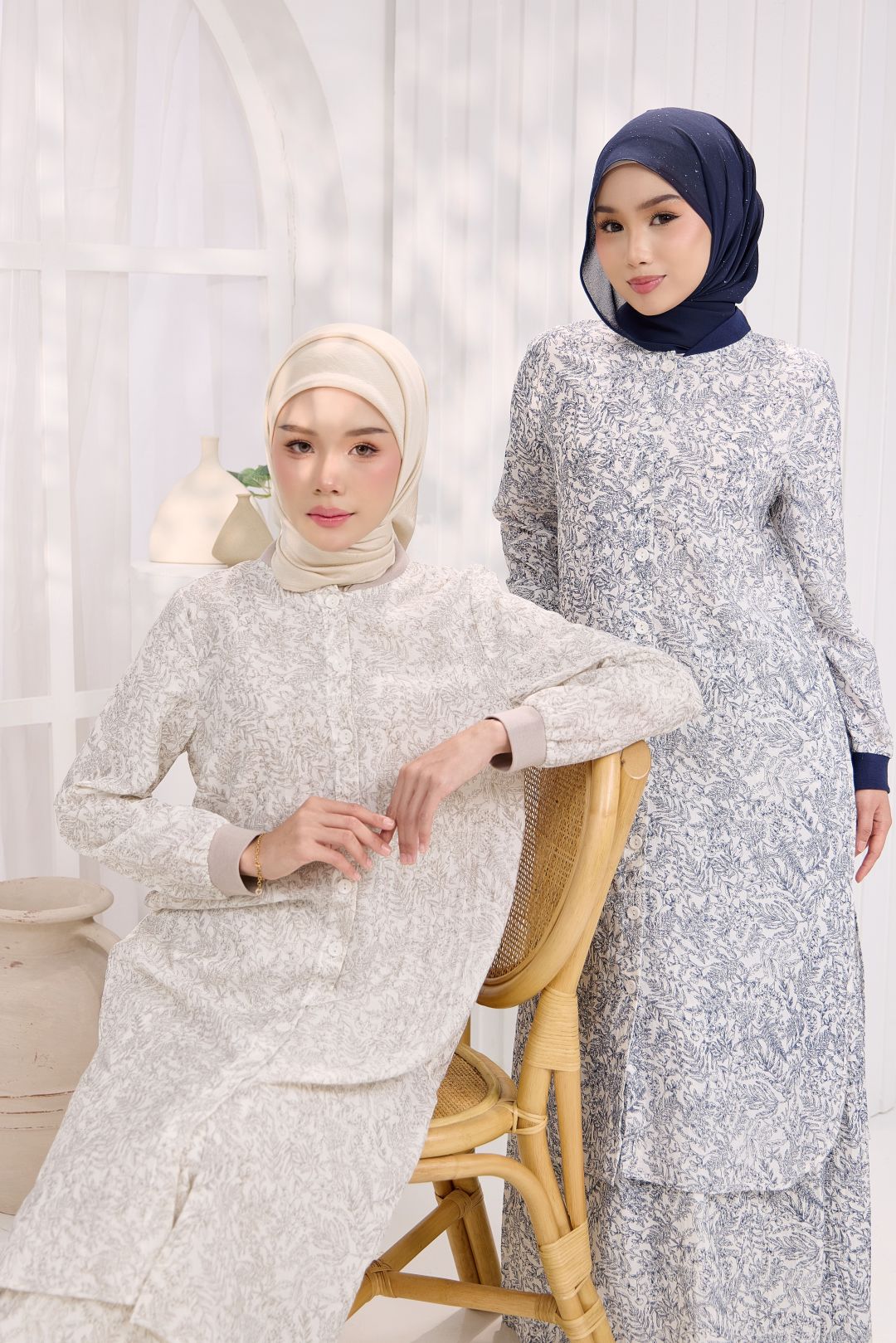 Raina Cotton Mixed Blouse