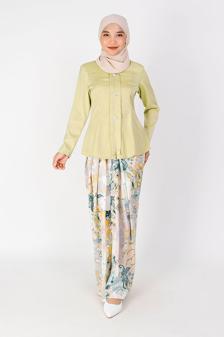 Bingka Kebaya Top Apple Green