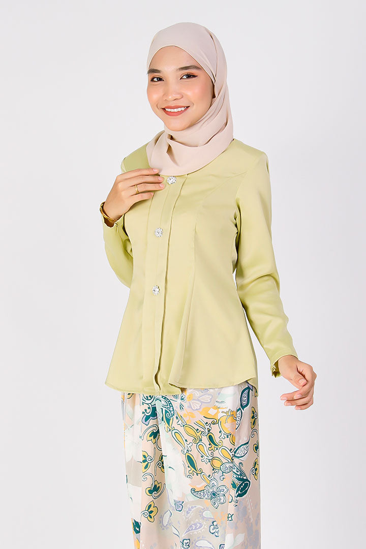 Bingka Kebaya Top Apple Green
