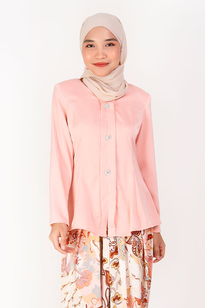 Bingka Kebaya Top Peach