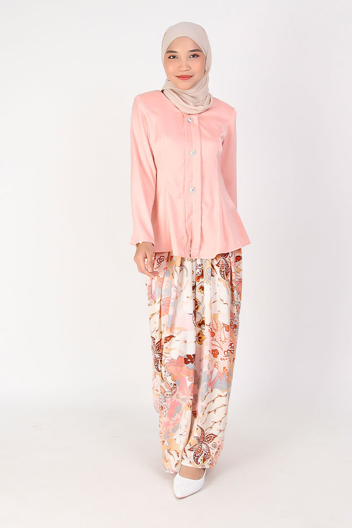 Bingka Kebaya Top Peach