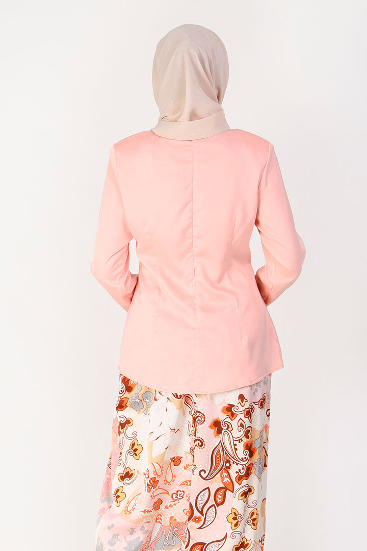 Bingka Kebaya Top Peach
