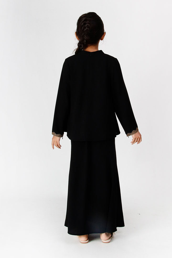 Ameesha Kids Kurung Black