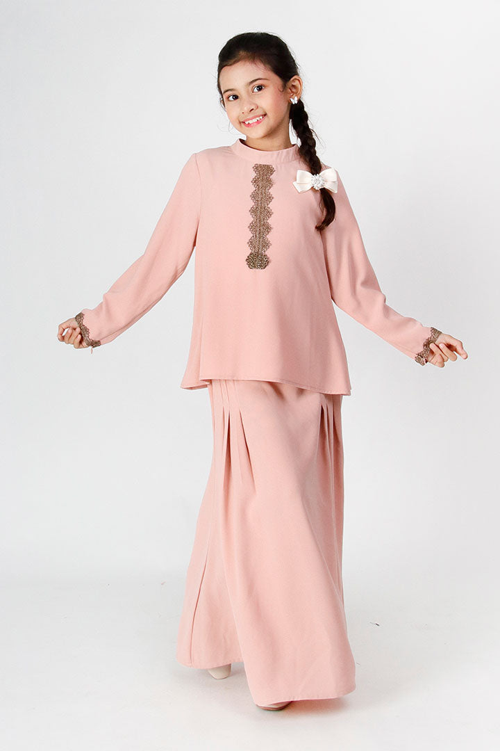 Ameesha Kids Kurung Pink