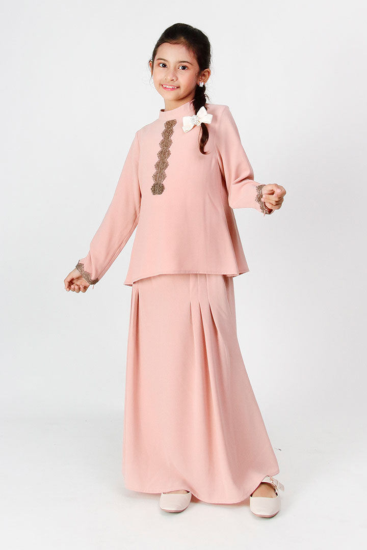Ameesha Kids Kurung Pink