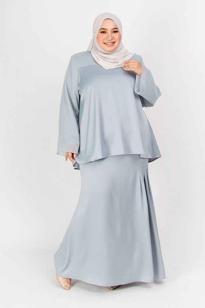 Ariel Plus Kurung Grey