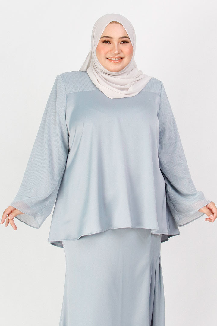 Ariel Plus Kurung Grey