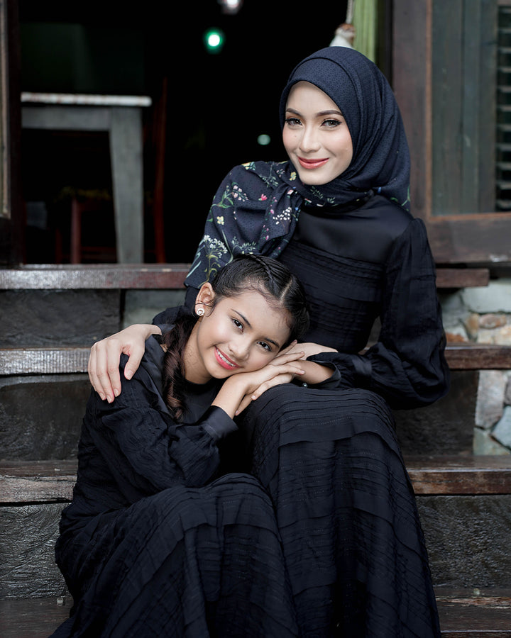 Teratai Kids Dress Black