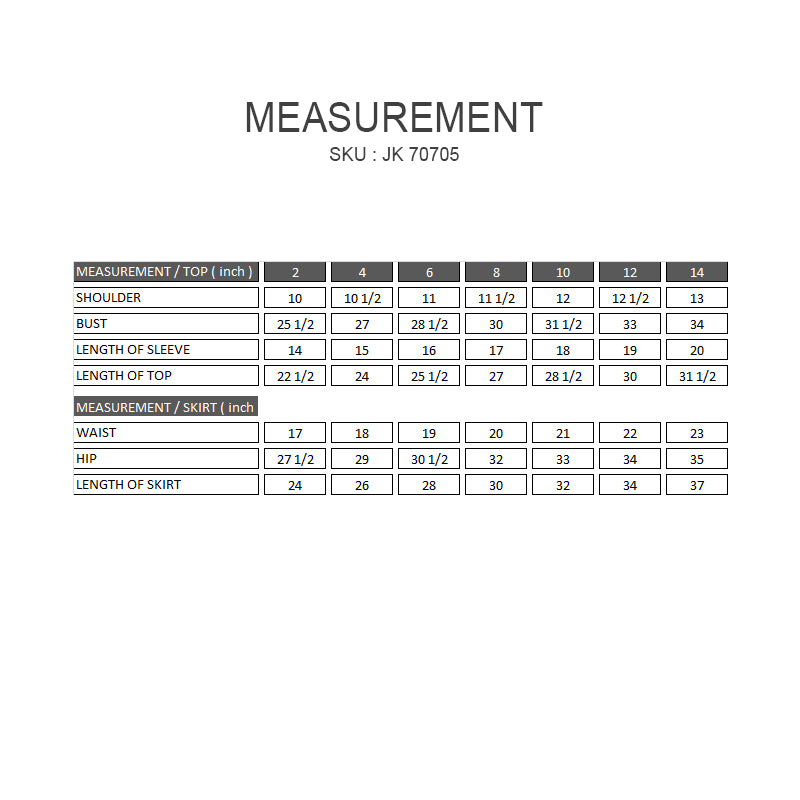 Melati Kids Kurung Cream