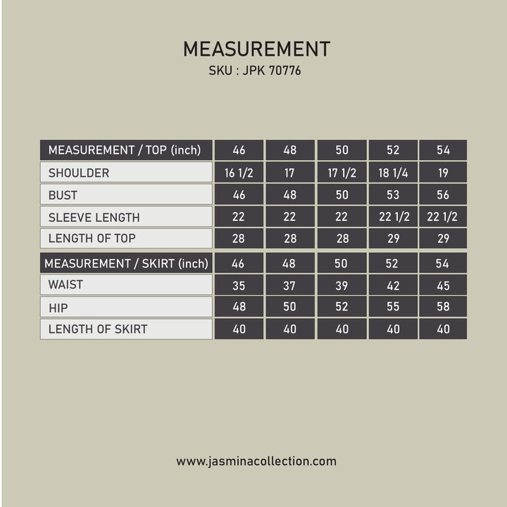 Clarisa Plus Size Kurung in Grey