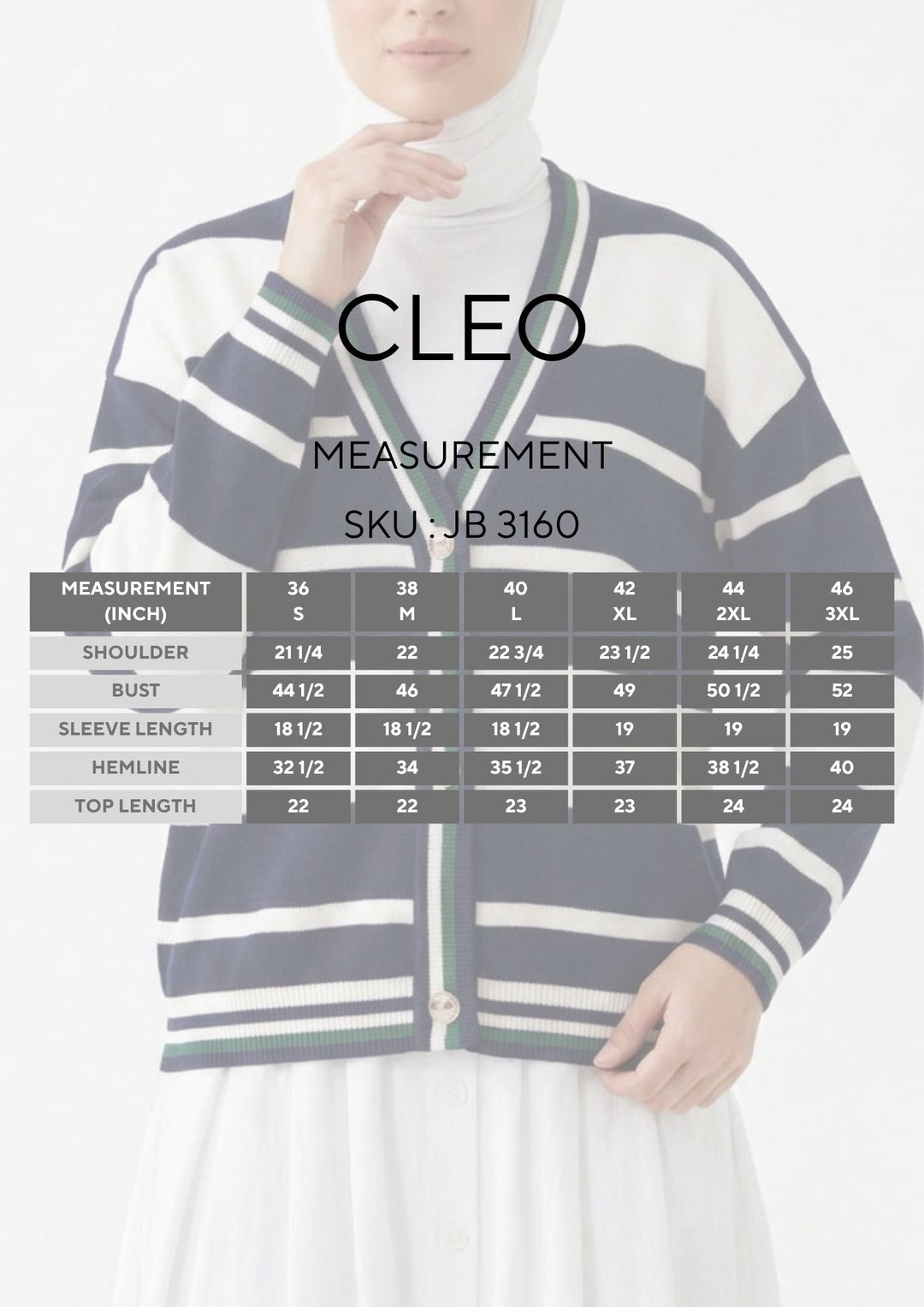 Cleo Stripe Knit Cardigans