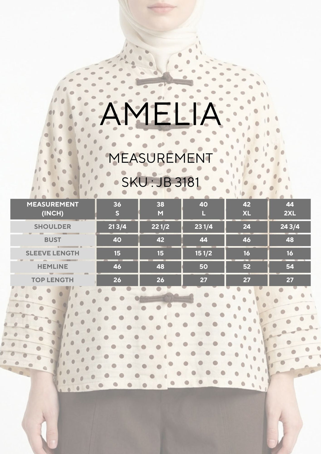 Amelia Polka Dot Blouse