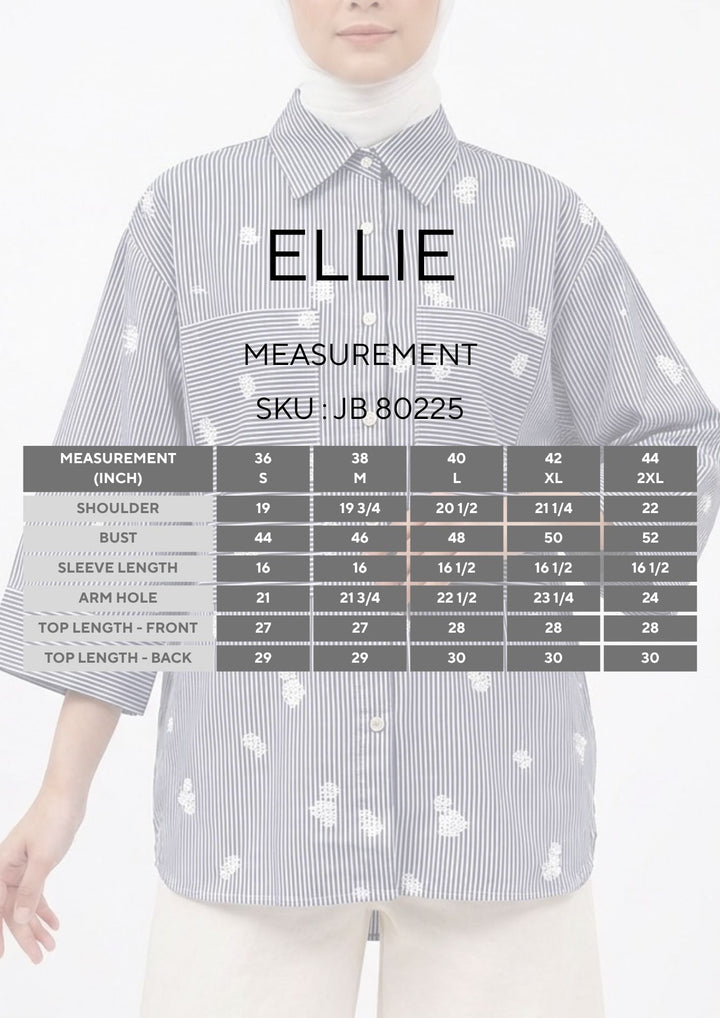 Ellie Cotton Stripe Blouse