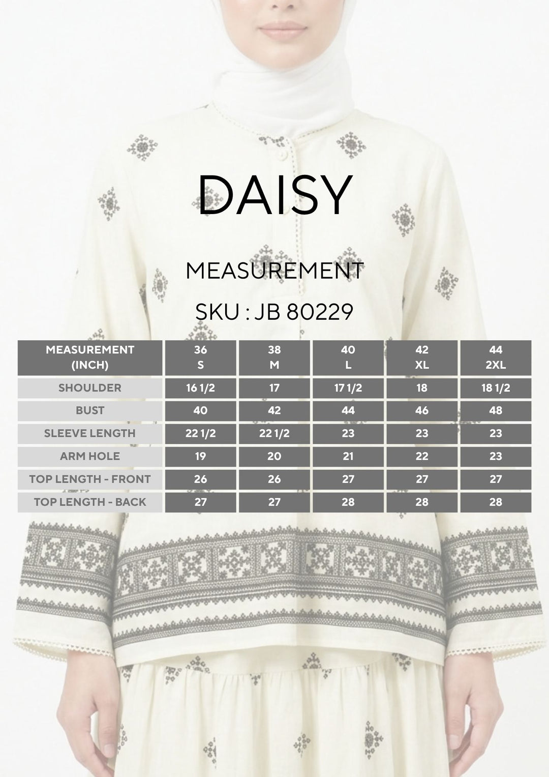 Daisy Boho Rayon Blend Blouse