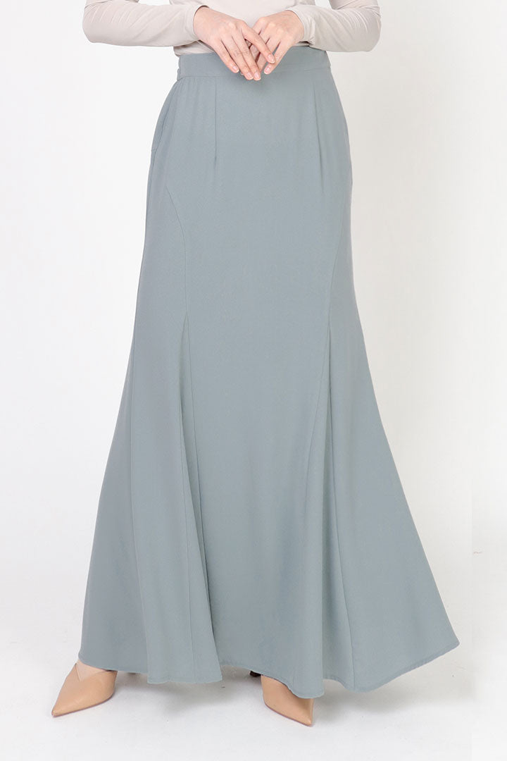 Dayang Skirt Greyish Blue