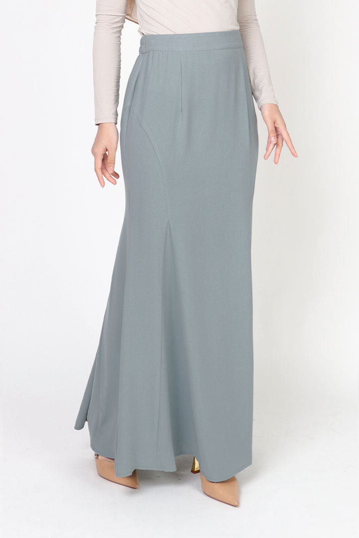 Dayang Skirt Greyish Blue
